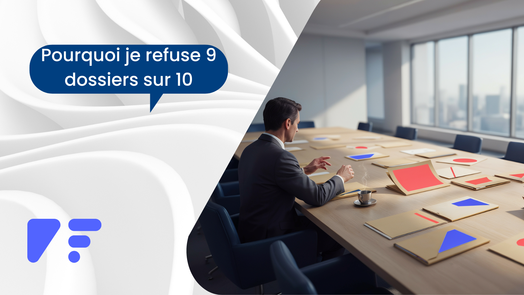 Pourquoi je refuse 9 dossiers sur 10
